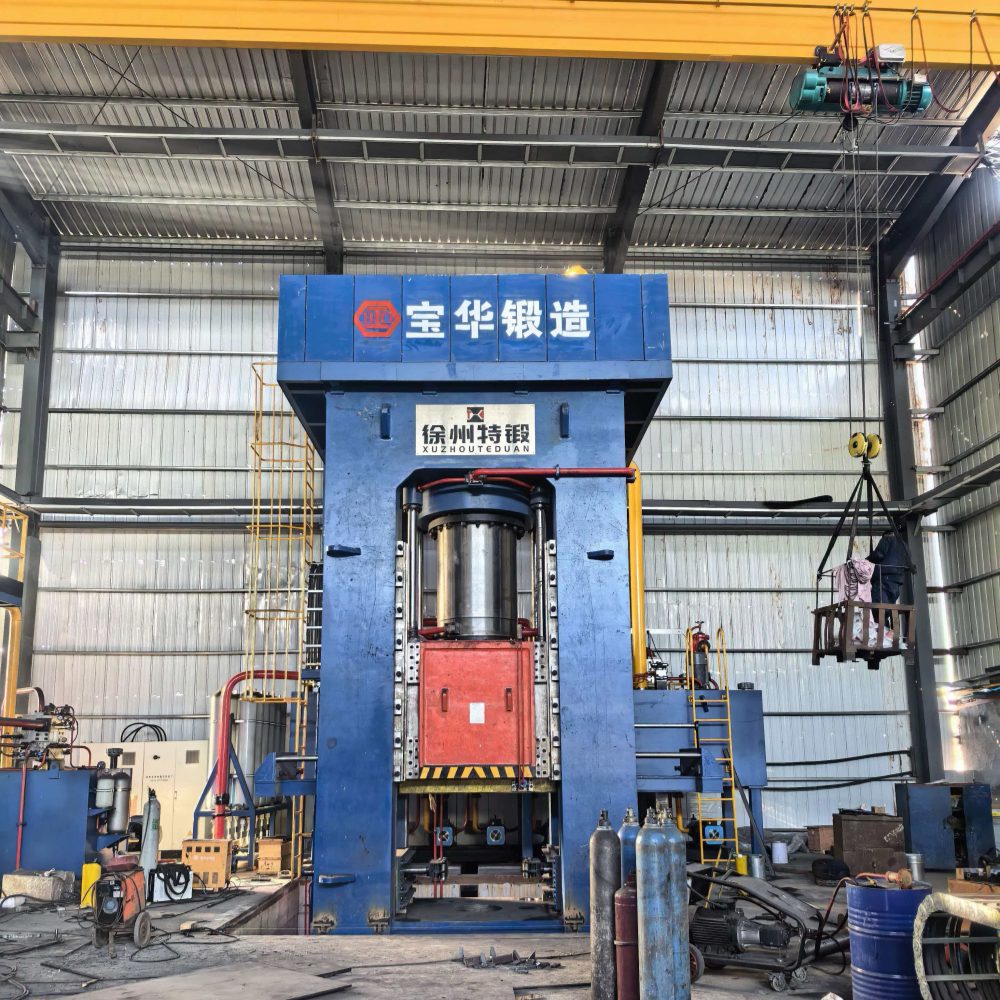 宝华公司新增锻压装备投产，630吨、2500吨油压机与1.2米辗环机生产线正式上线